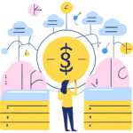 A visual representation of the Rule of 40 in SaaS, showcasing the balance between growth rate and profitability to measure business health.