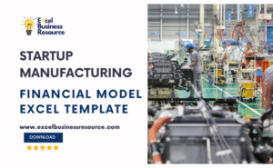Startup Manufacturing Financial Model Excel Template