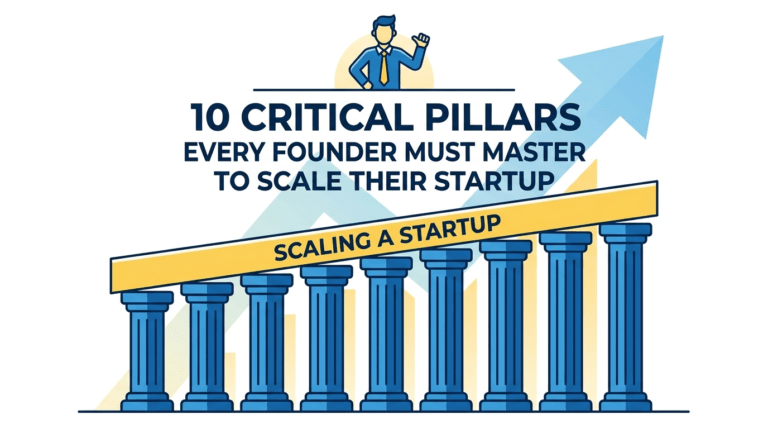 10 Critical Pillars Every Founder Must Master to Scale Startup