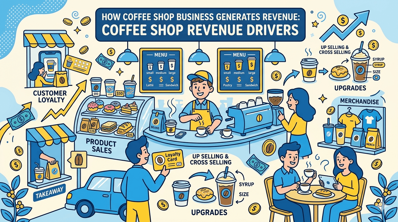 Coffee Profits How Coffee Shop Business Generates Revenue: Coffee Shop Revenue Drivers ...